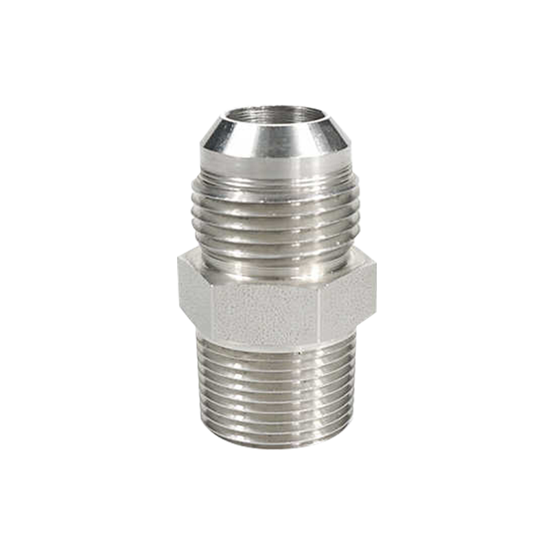 Nerezová oceľ SAE 37 stupňový JIC NPT Adaptér pre vonkajšie hydraulické armatúry